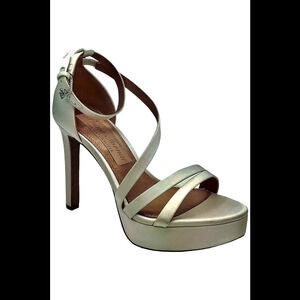 Pnina Tornai By Naturalizer Women's Love 2 Dress Heel Silk White - Medium